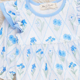 Garden Glimmer Ruffle Romper