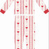 Queen of Hearts Two Piece Bamboo Sleeper Set
