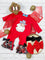 Rodeo Santa Fringe Infant Romper: Christmas 2025 0-3m