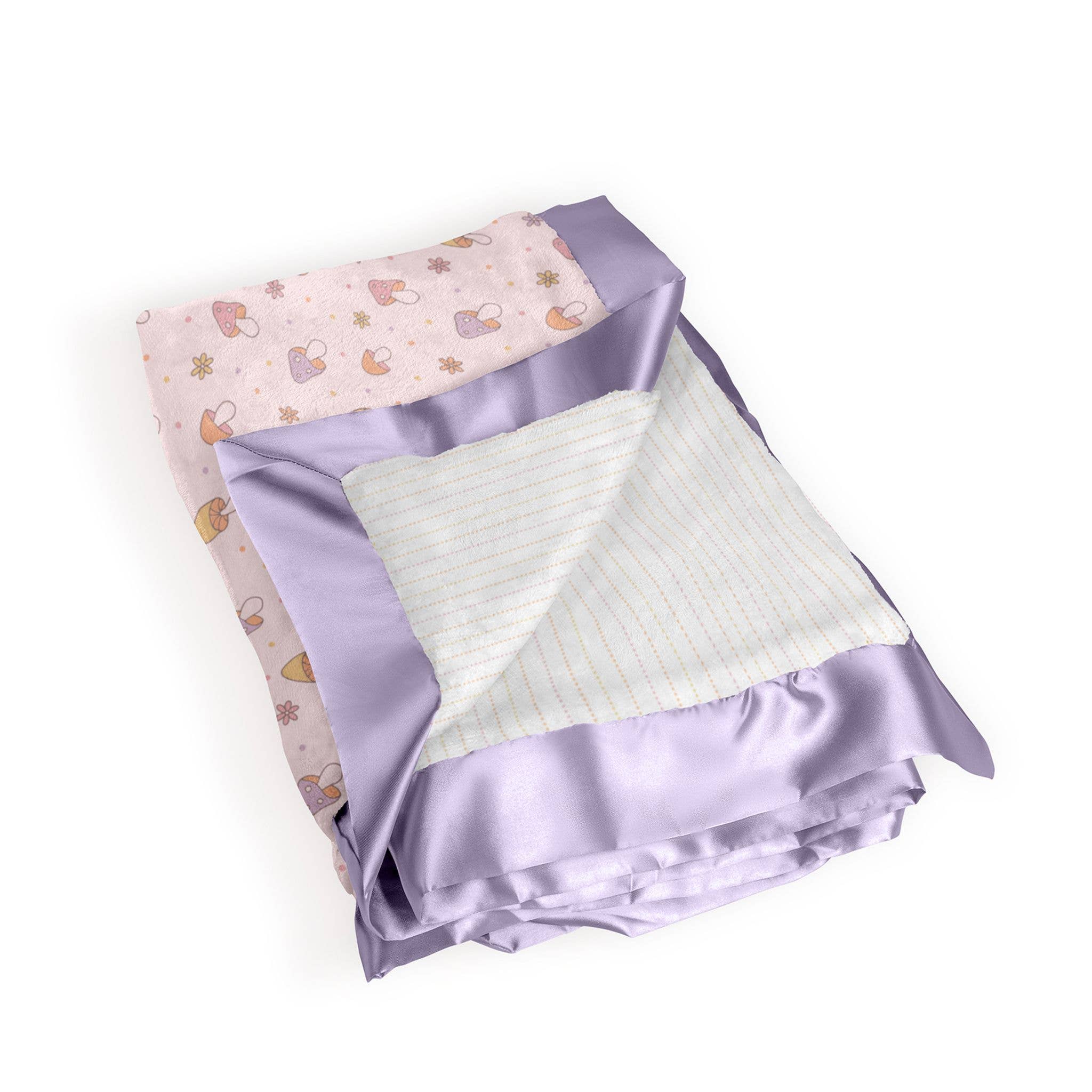 Reversible Baby Blanket Mushy Love