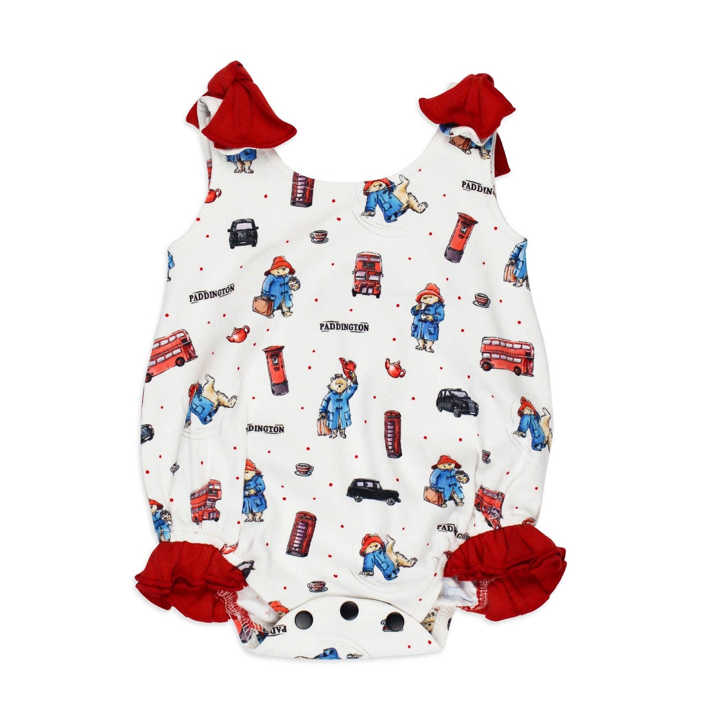 London Paddington™ | Organic Bowtie Shoulder Bodysuit