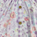 Orchid Petals Gingham Dress