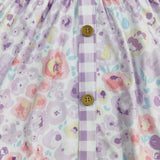 Orchid Petals Gingham Dress