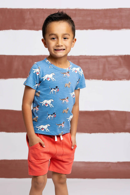 Kids Short Sleeve Crewneck Tee | Nantucket Pups