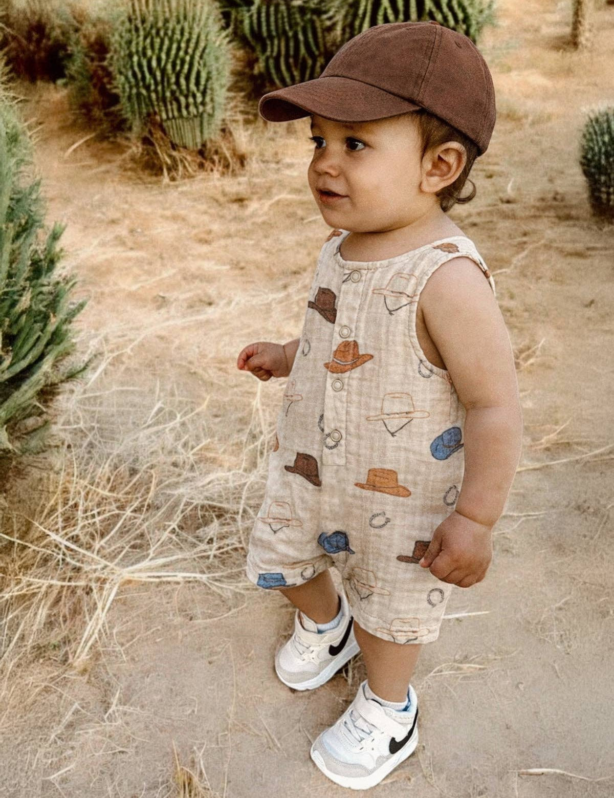 Western / Muslin Shortie Romper