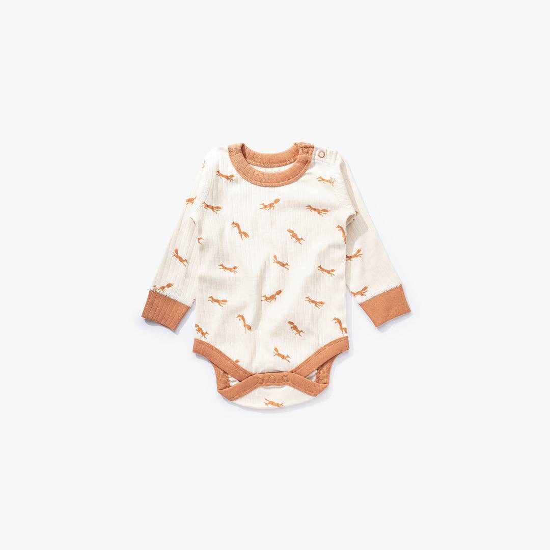 Friendly Fox Long Sleeve Bodysuit