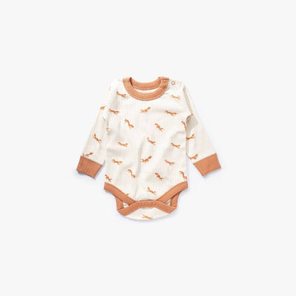 Friendly Fox Long Sleeve Bodysuit