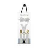 Bow Tie + Suspender Set  |Baby accessory, baby boy