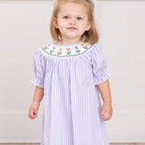 Tulip Smocked Striped Dress