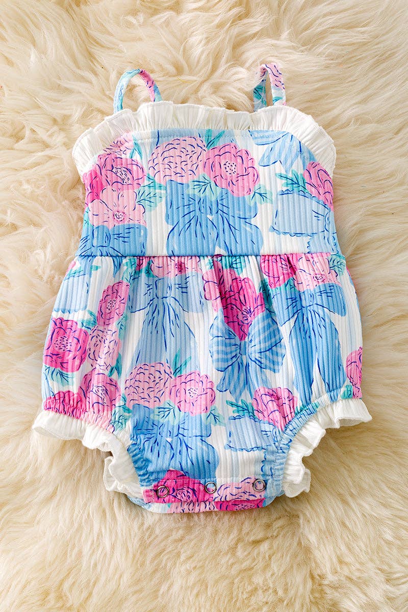 Floral Coquette Ruffle Romper 18-24M