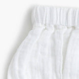 Two-Piece Gauze Smocked Set White