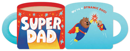 #1 Dad (A Mugs & Kisses Father's Day Shaped Board Book for Toddlers) by Teresa Bonaddio