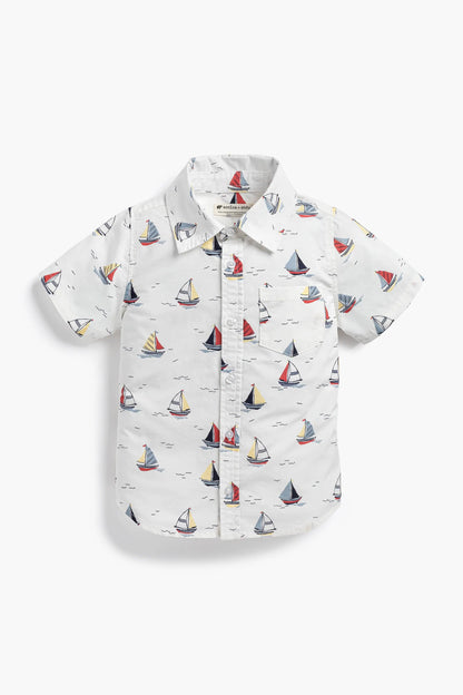 Kids Short Sleeve Oxford Shirt | Little Skippers