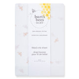 Golden Bee Organic Cotton BEESNUG® Fitted Crib Sheet - Ranunculus