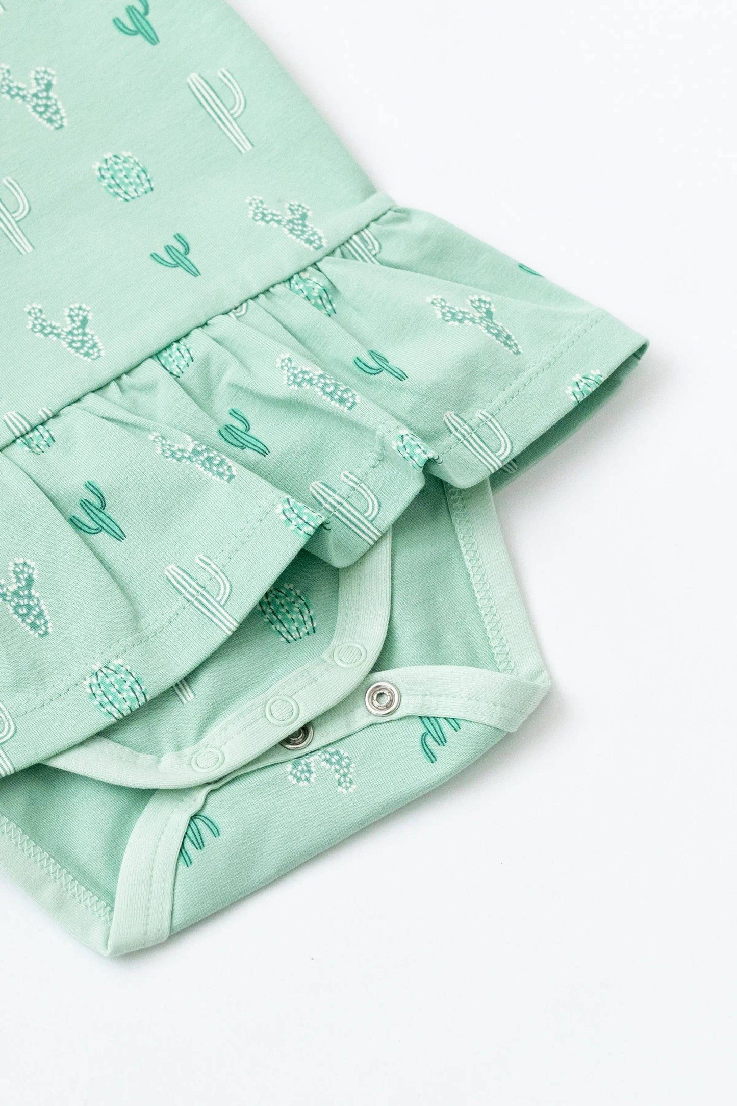 Short Sleeve All Dressed Up Bodysuit Green Cactus