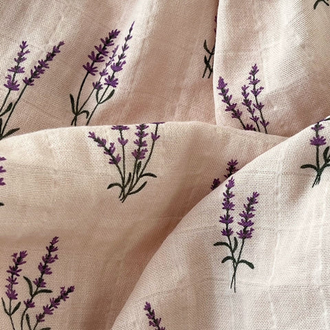 Bamboo & Muslin Swaddle | Lavender Fields