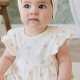 Jamie Kay Organic Cotton Rib Elianna Playsuit - Emma Whisper