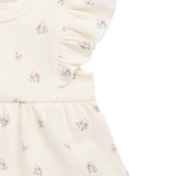 Jamie Kay Organic Cotton Rib Elianna Playsuit - Emma Whisper