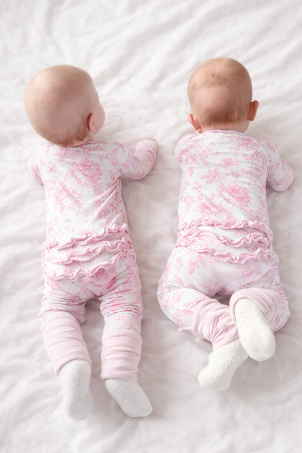 Rose Garden Ruffle Bamboo Sleeper