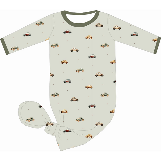 Infant Bamboo Gowns (0-6M)