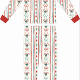 Mistletoe Bows Two Piece Bamboo Sleeper Set