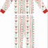 Mistletoe Bows Two Piece Bamboo Sleeper Set