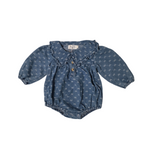 Mabel Denim Bow Romper & Dress
