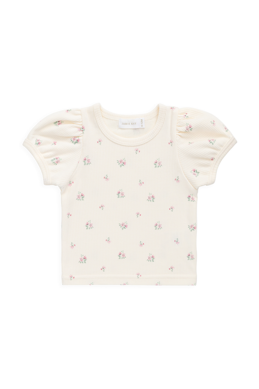 Jamie Kay Organic Cotton Rib Astra Top - Emma Whisper