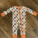 Autumn Checker Bamboo Sleeper