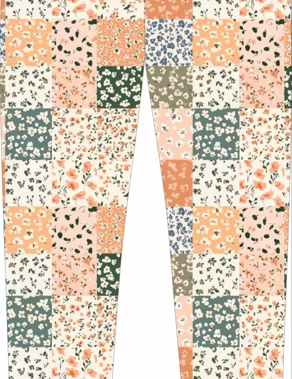 Harvest Patchwork Adult Bamboo Jogger