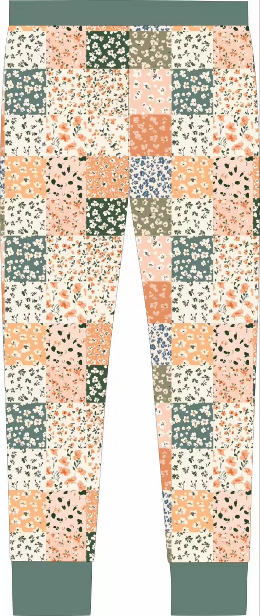 Harvest Patchwork Adult Bamboo Jogger