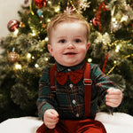 Dapper Plaid Suspender 3 Piece Set