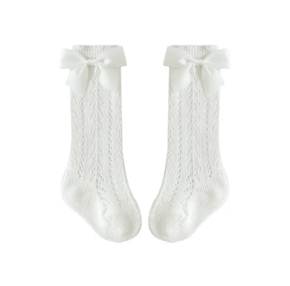 Knee High Bow Socks