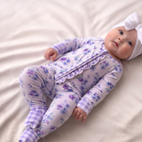 Lilac Garden Ruffle Bamboo Sleeper