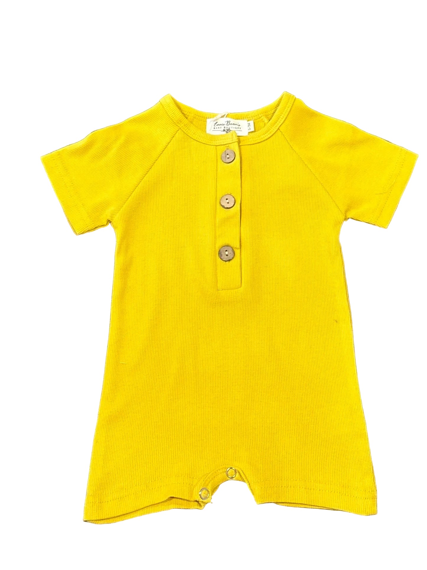 Ribbed Cotton Baby Romper