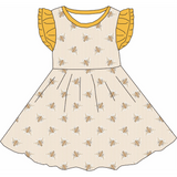 Bamboo Ruffle Twirl Dress & Romper