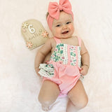 Rosewood Lace Floral Romper