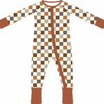 Autumn Checker Bamboo Sleeper