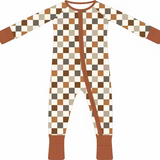 Autumn Checker Bamboo Sleeper