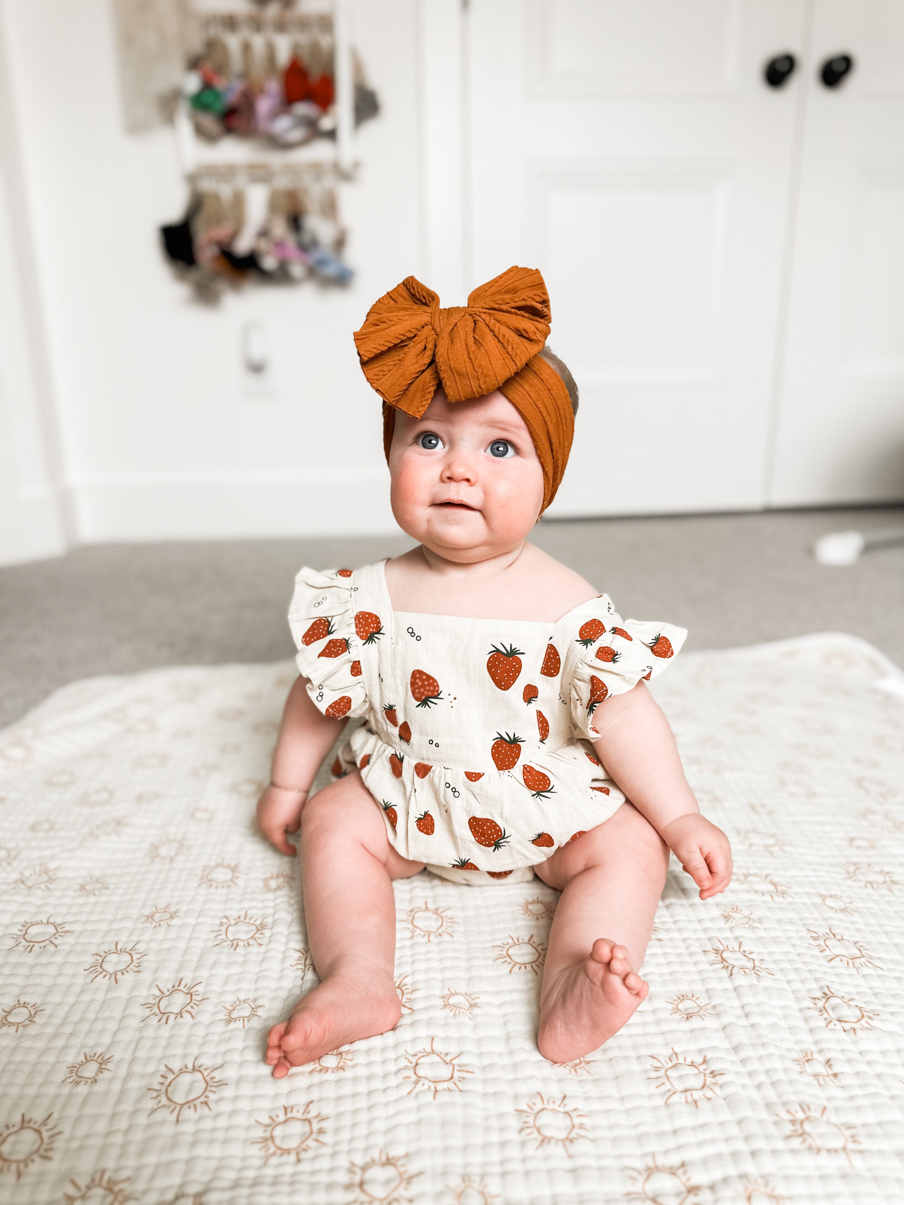Strawberry Shortcake Ruffle Romper