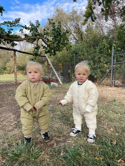 Quilted Puffer Winter Zipsuit