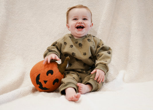 Acorn Forest Shoulder-Snap Romper