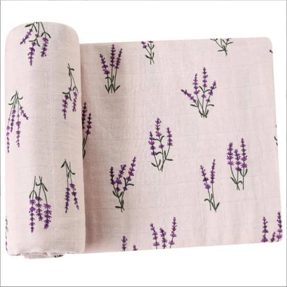 Bamboo & Muslin Swaddle | Lavender Fields