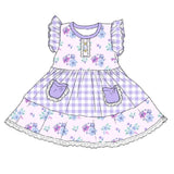 Lilac Garden Twirl Dress