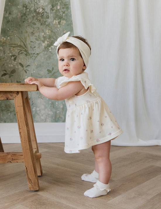 Jamie Kay Organic Cotton Rib Elianna Playsuit - Emma Whisper