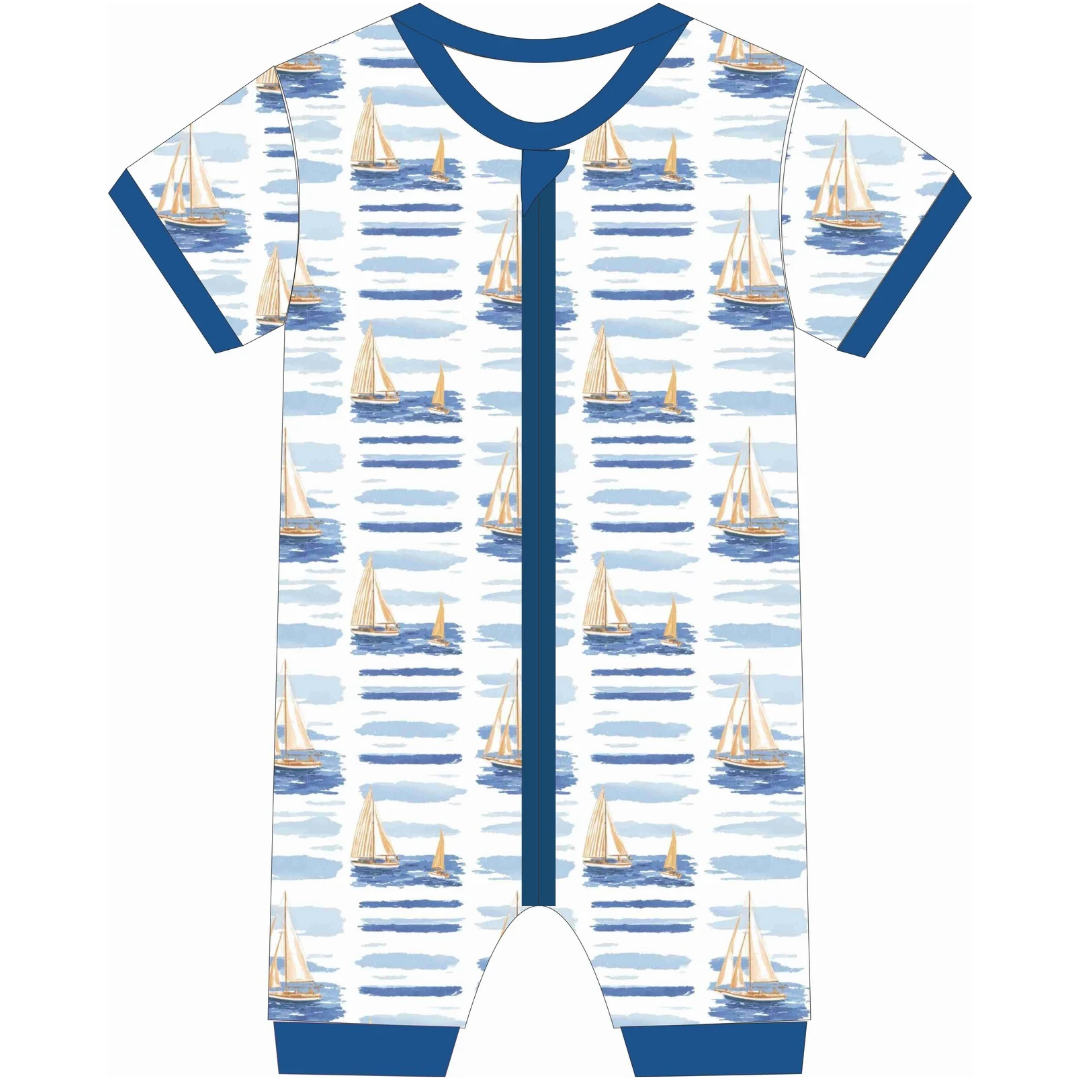 Sweetie Sailboat Bamboo Shortie