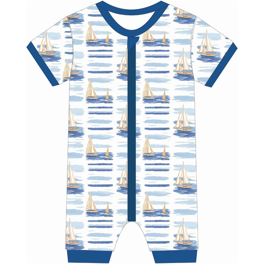 Sweetie Sailboat Bamboo Shortie