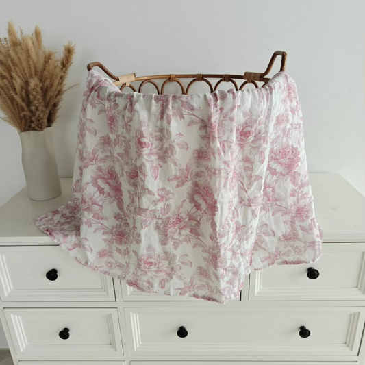 Rose Garden | Bamboo & Muslin Swaddle