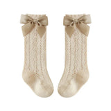 Knee High Bow Socks