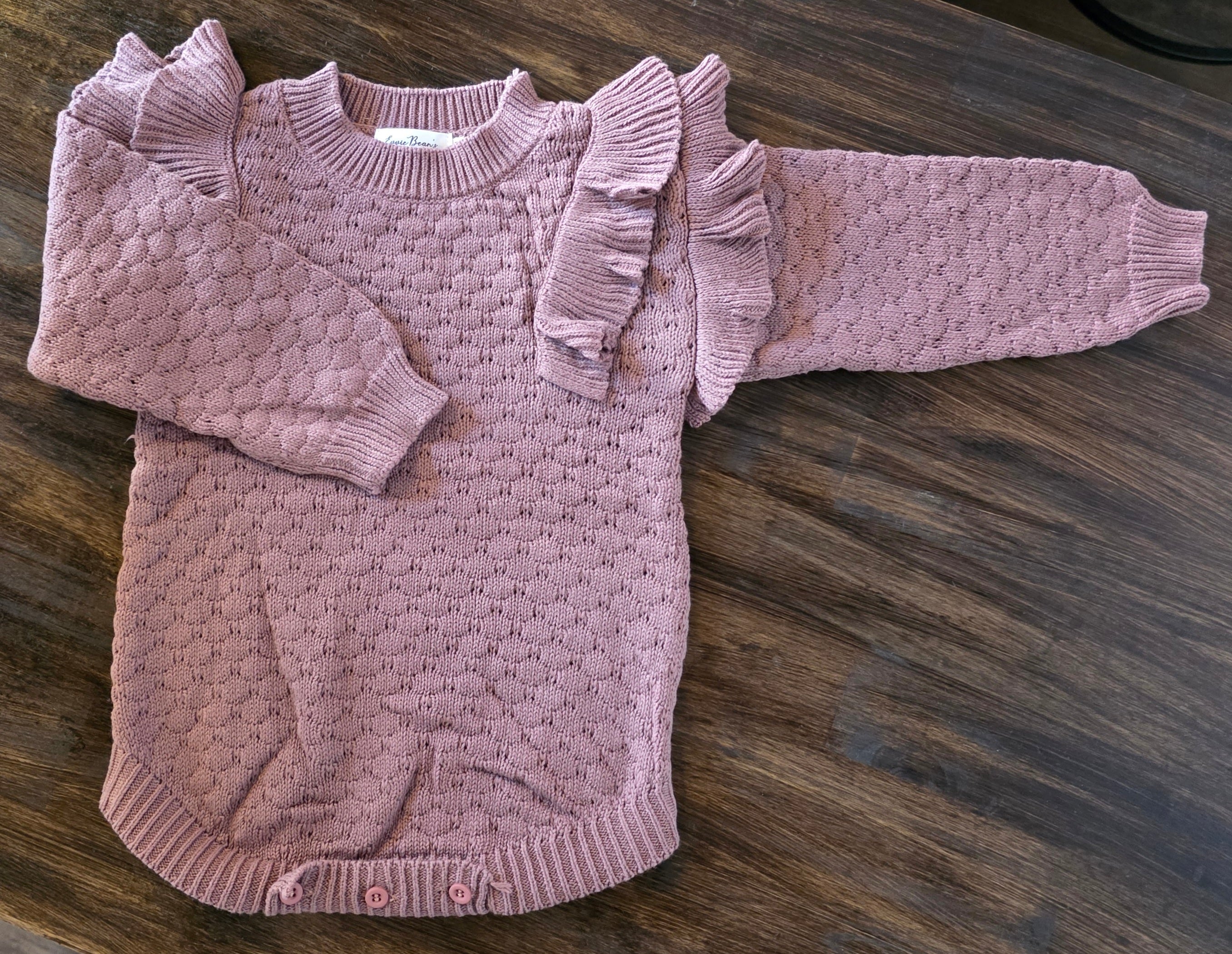 Sugar Plum Ruffle Sweater